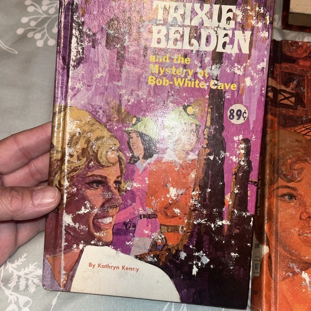 Trixie Beldon Hardcover 1971 Lot of 5- #3,#8 ,#11, #12 , #13 Kathryn Kenny‎